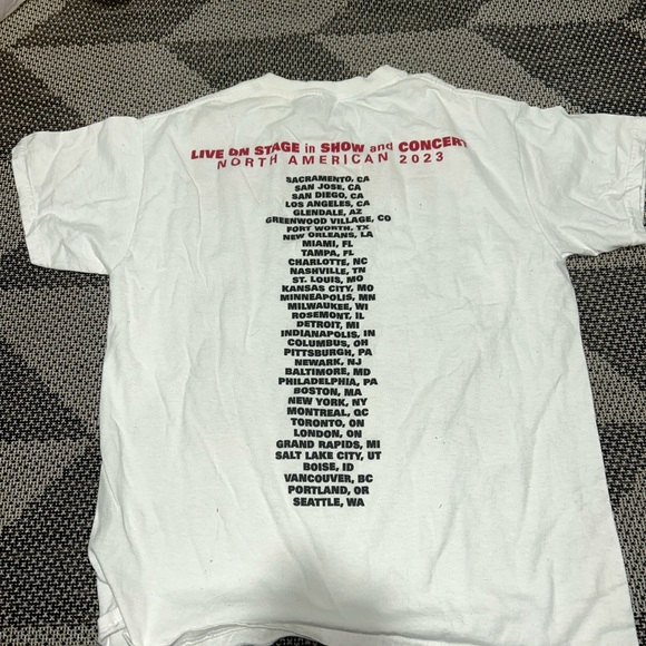 Band Tees l The 1975 White Graphic T-Shirt - Picture 5 of 6